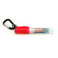 8 Ml Hand Sanitizer Spray w/ Carabiner - Red